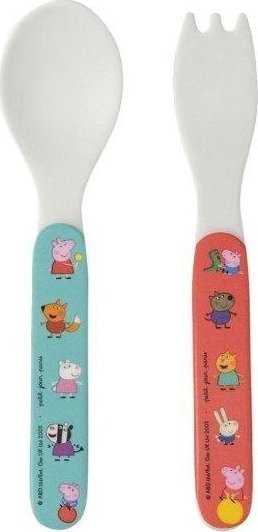 Zestaw sztućców dla dziecka 2el Świnka Peppa