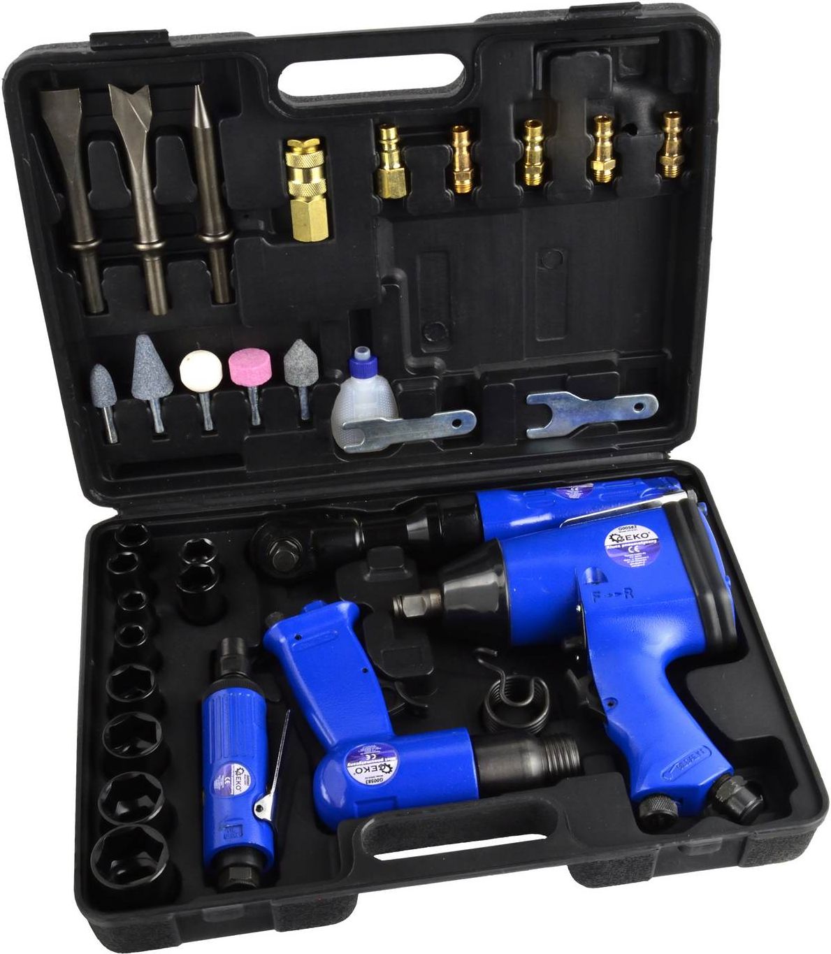 Geko Zestaw kluczy i narzędzi pneumatycznych 33el. (2)