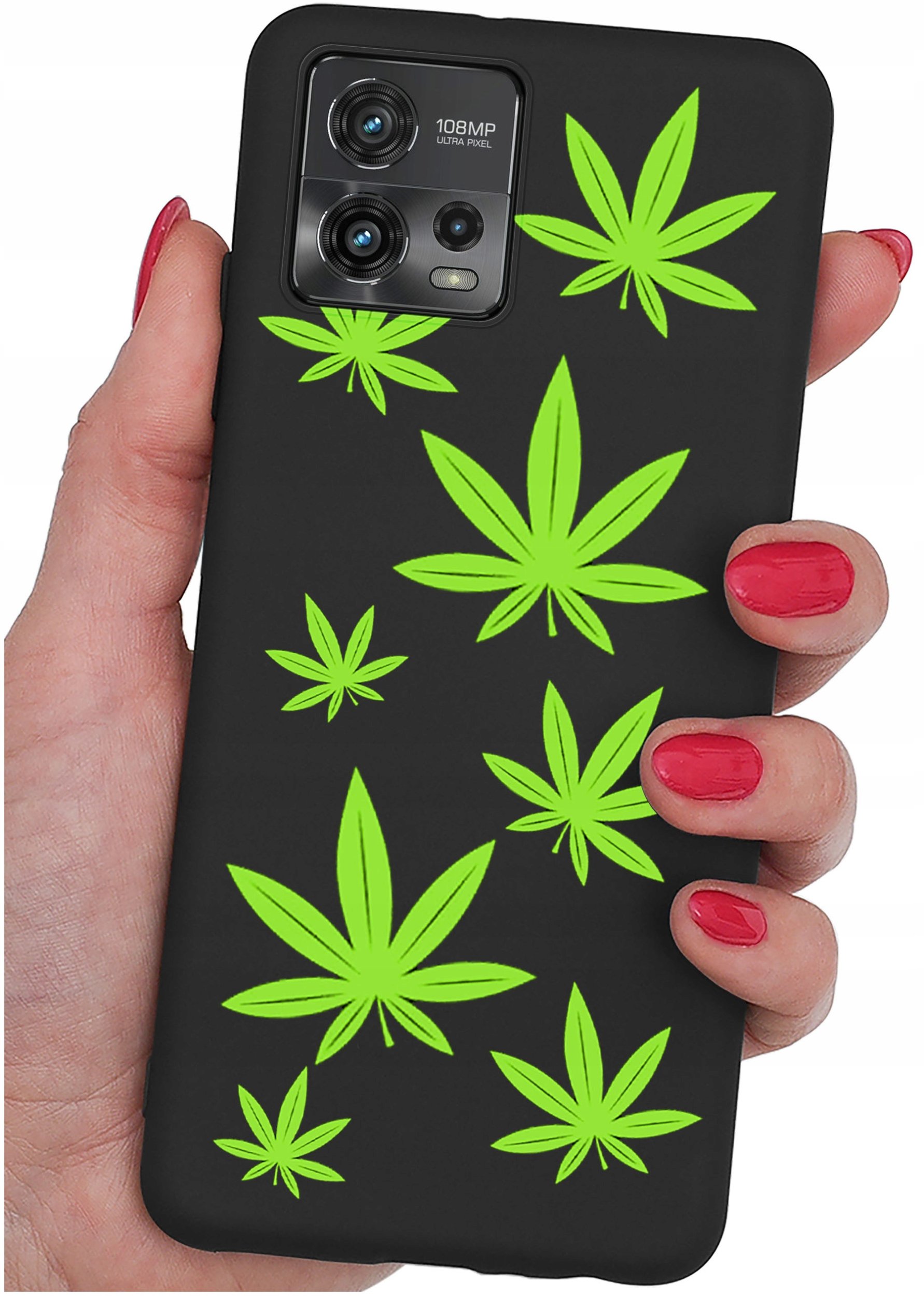 Etui do Motorola Moto G72 WZORY |SILIKONOWE MATT CASE + SZKŁO 9H