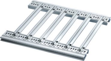 SCHROFF Szyna prowadząca SCHROFF do ciężkich płytek PCB, bardzo wytrzymała, aluminiowa, 220 mm, szerokość rowka 2 mm, srebrna