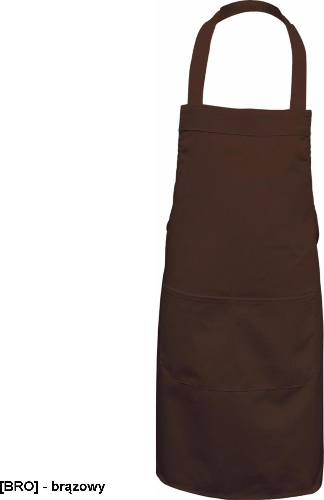 R.E.I.S. FPB-2K - Fartuch przedni: - brązowy