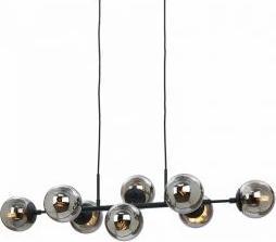 Lampa wisząca Italux Nowoczesna lampa wisząca LED Ready czarna Italux Montera kule PND-0078-8-BL