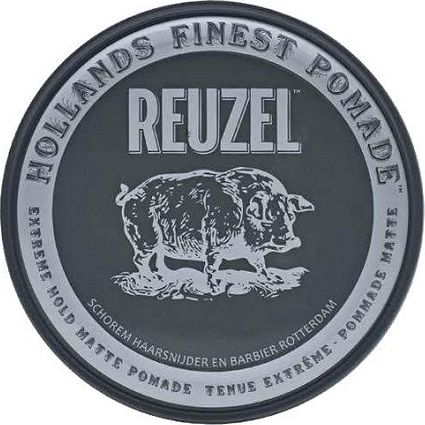 Reuzel Hollands Finest Pomade mocno utrwalająca pomada na bazie wody Black 35 g