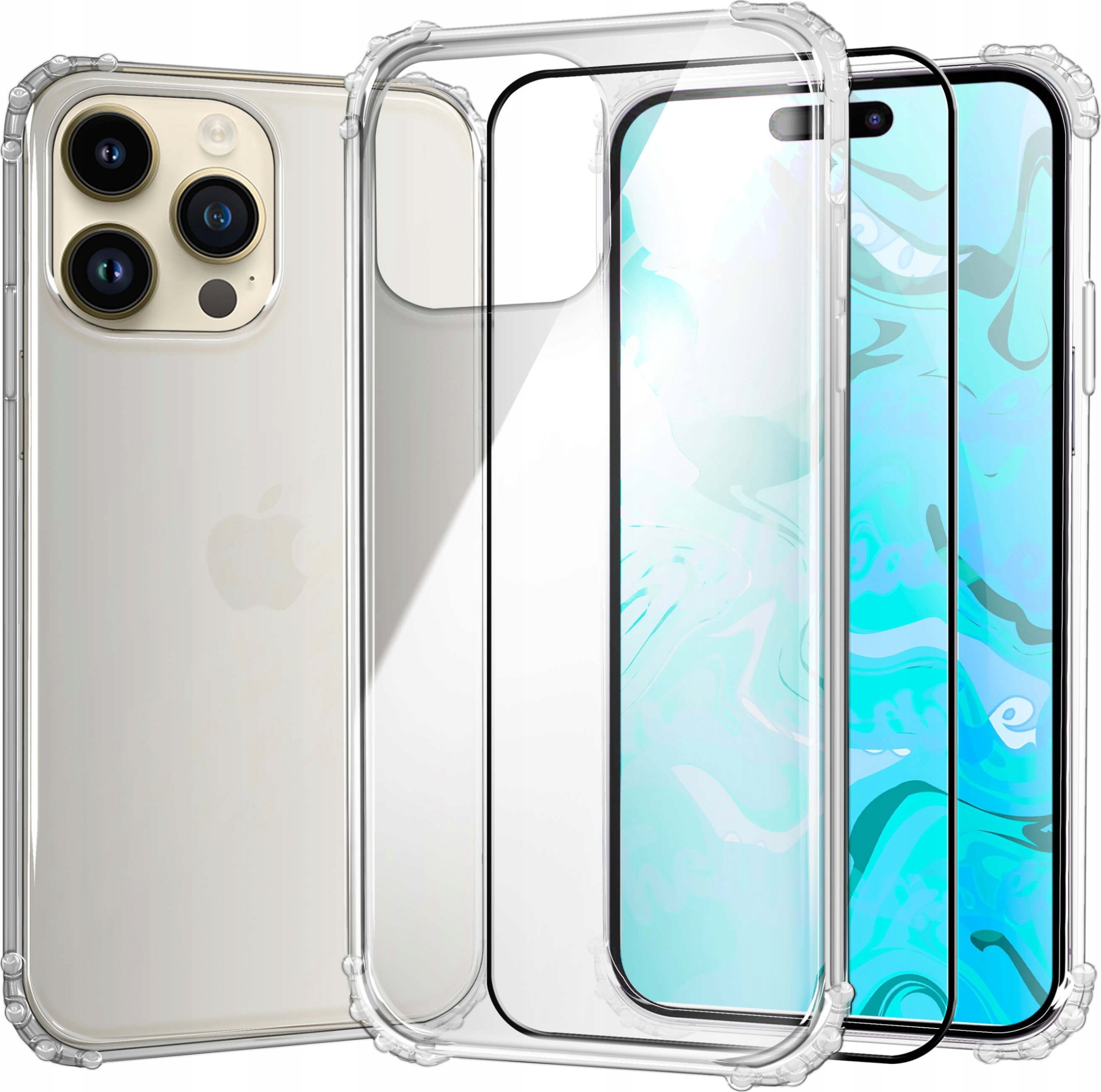 Hello Case ETUI PANCERNE DO IPHONE 14 PRO MAX | CASE SILIKON GUMOWE SLIM SHOCK SZKŁO