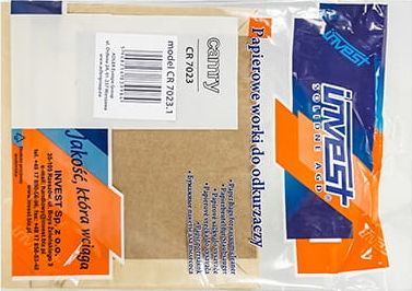 Worek do odkurzacza Camry Worki papierowe do odkurzacza Camry CR 7023 5szt