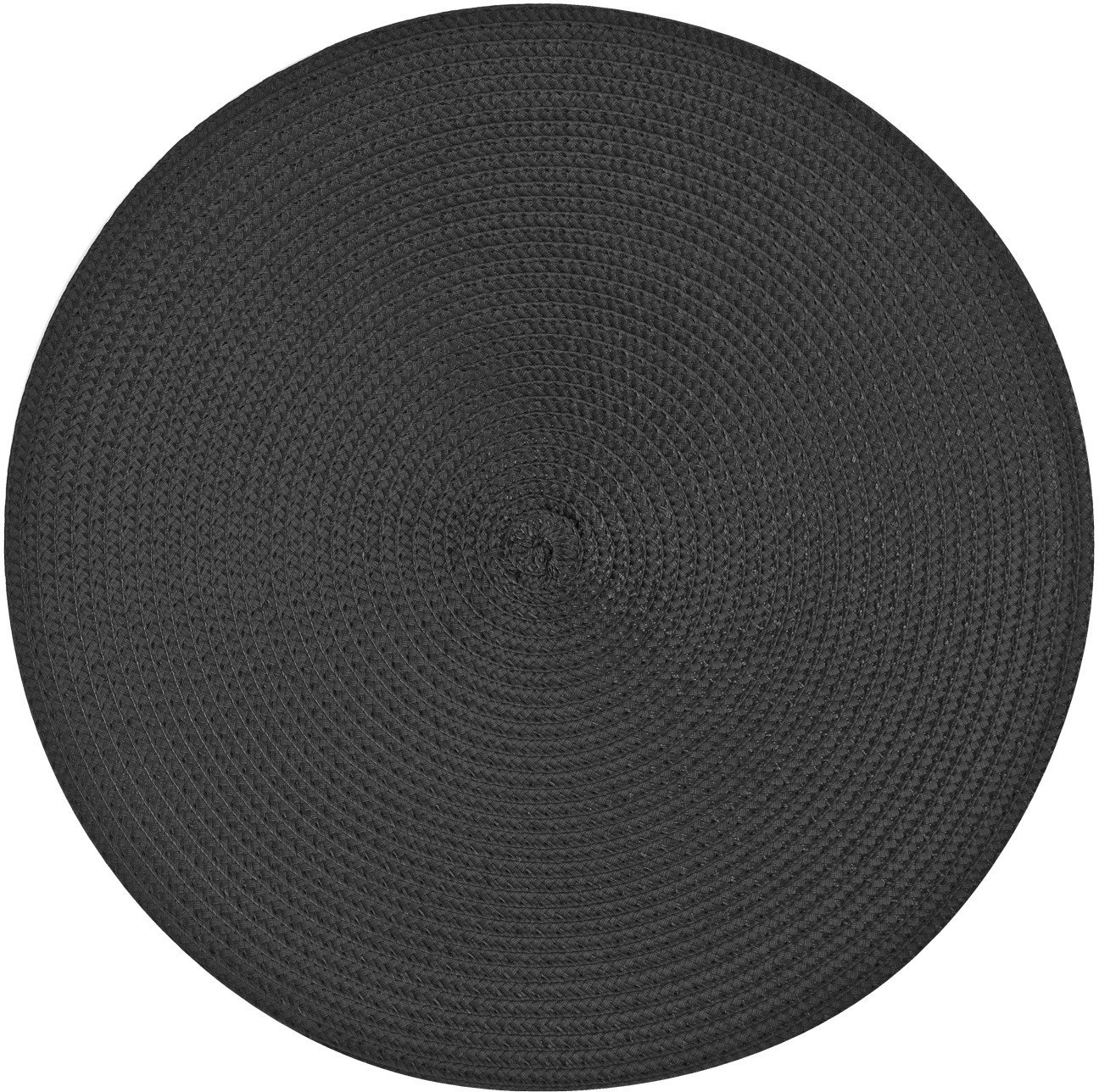 Mata dekoracyjna 38 cm Round 81363 Czarna