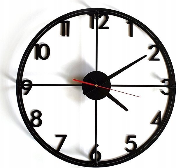 Decolicious Zegar na ścianę MONOdigits