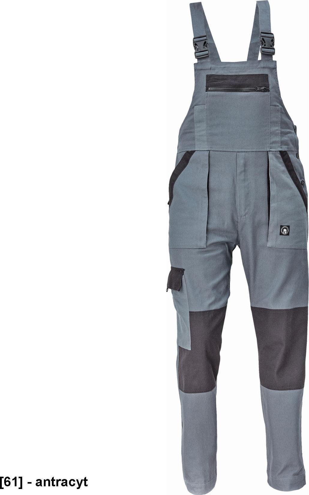 CERVA MAX NEO - ogrodniczki - antracyt 62