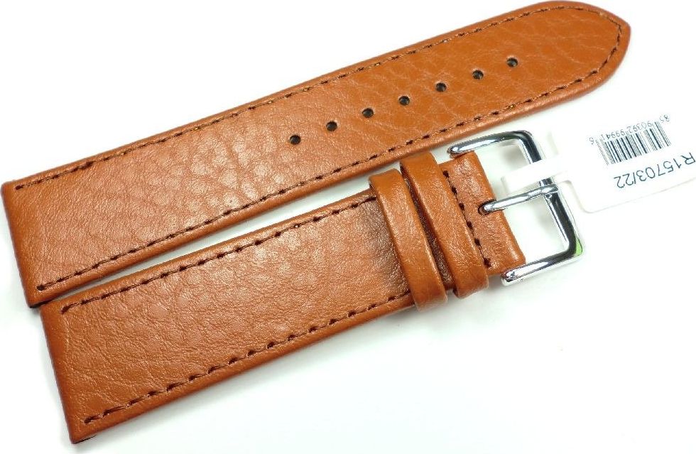 JVD Skórzany pasek do zegarka 22 mm JVD R15703-22 uniwersalny