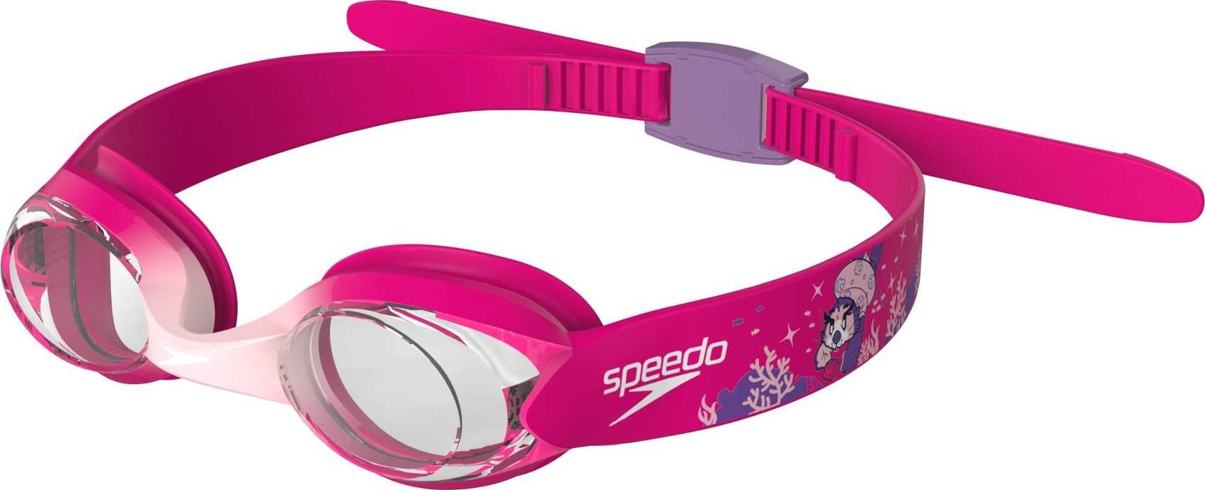 Speedo Okulary Pływackie Speedo Junior Illusion Electric Pink