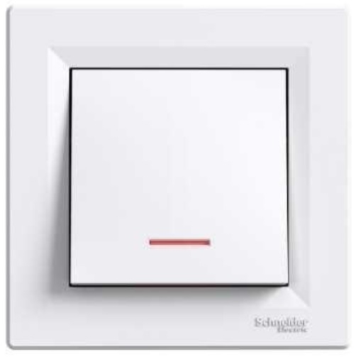 Schneider Electric Łącznik schodowy z podświetleniem biały - EPH1500121