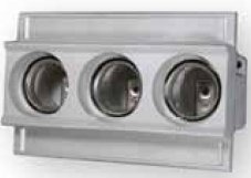 Eti-Polam Gniazdo bezpiecznikowe EZN 63/3 na szynę 3P DII 63A 500V 002323016