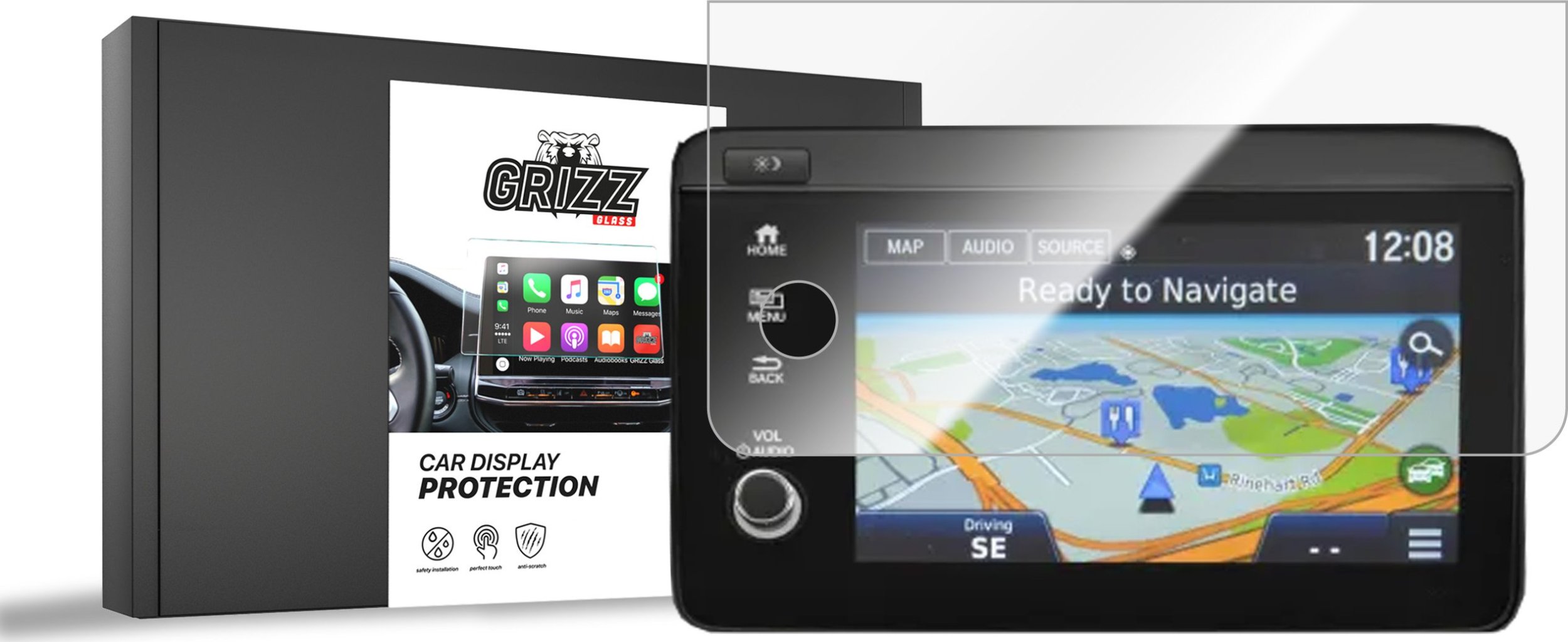 GrizzGlass Folia ceramiczna GrizzGlass CarDisplay Protection do Honda HR-V 2 2019-2022