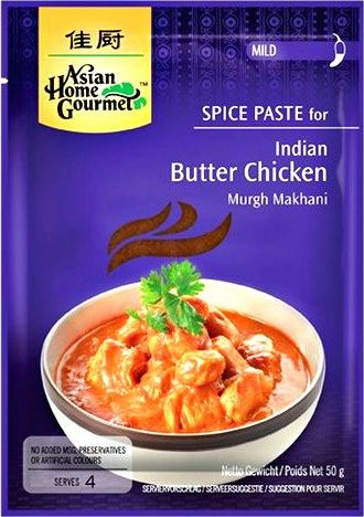 Asian Home Gourmet Pasta do indyjskiego kurczaka Butter Chicken 50g - Asian Home Gourmet uniwersalny