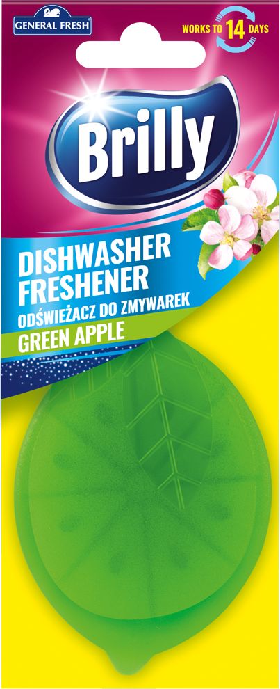 General Fresh GENERAL FRESH Brilly Green Apple 1szt - odświeżacz do zmywarek
