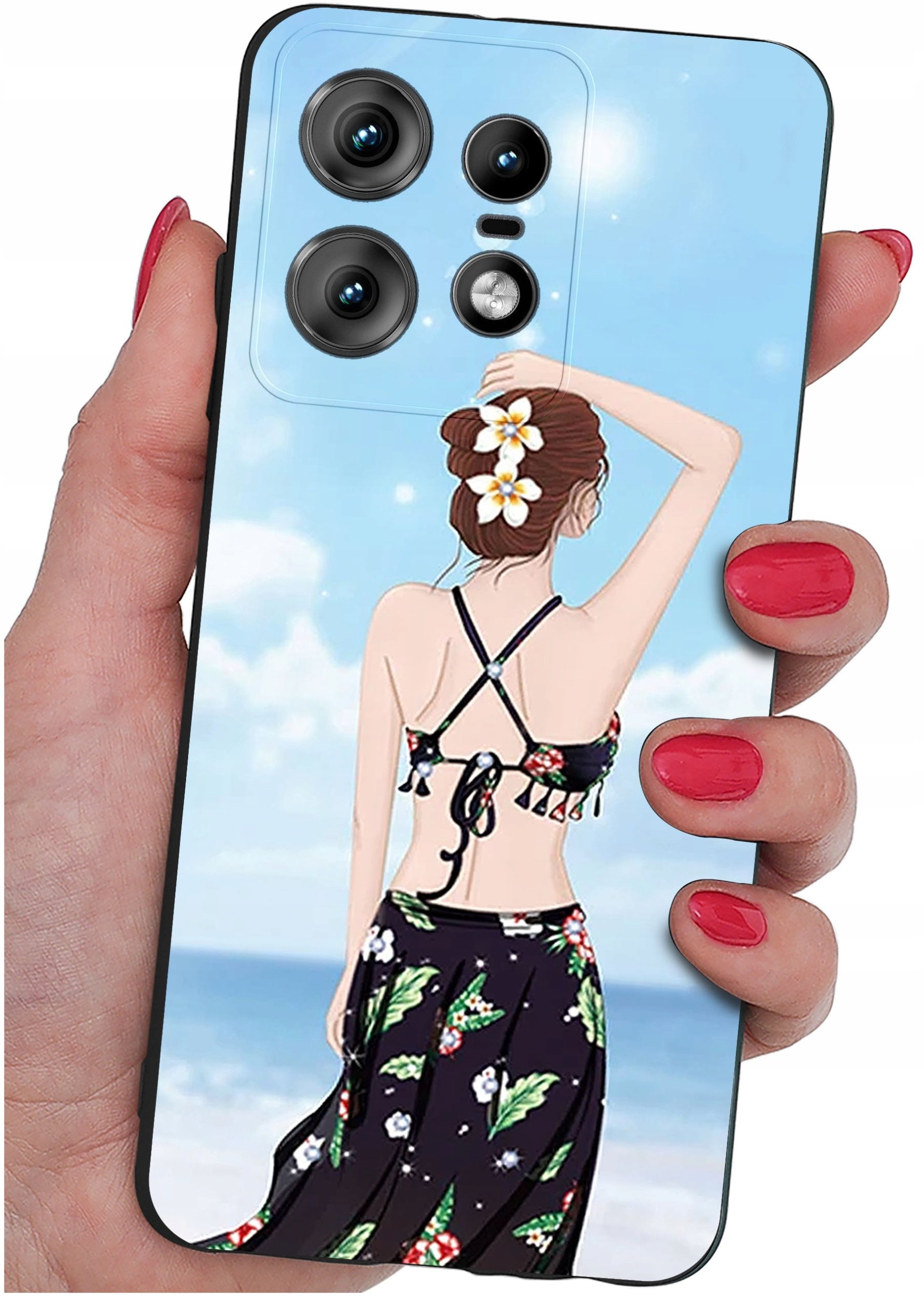 Etui do Motorola Moto EDGE 50 Pro WZORY |SILIKONOWE MATT CASE