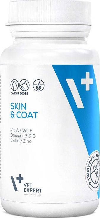 VET EXPERT Skóra i Sierść dla Psów i Kotów 30 kaps.