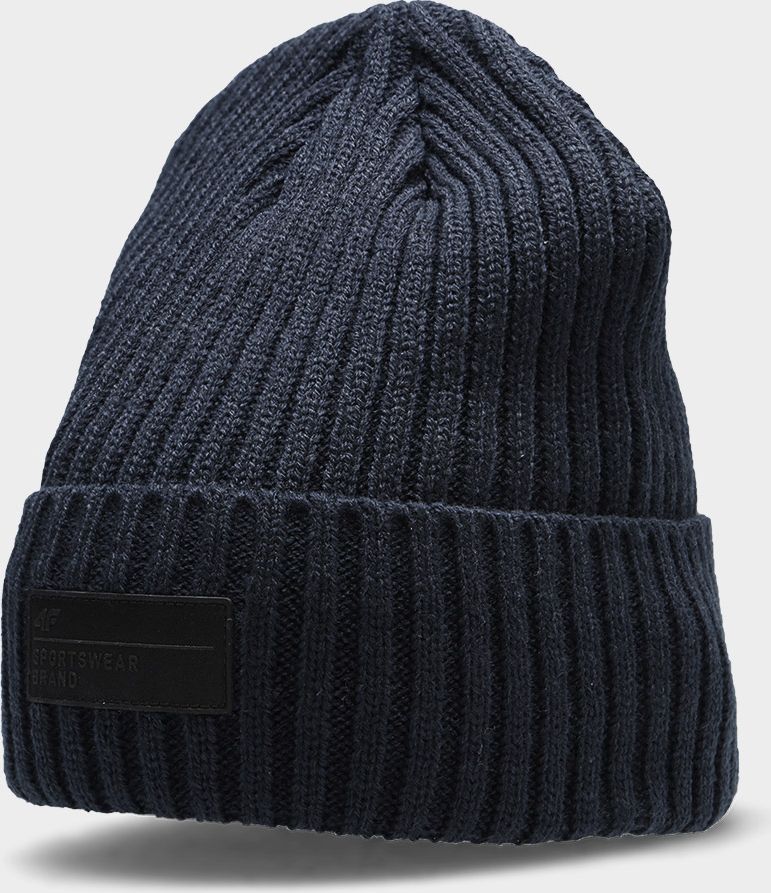 4f Czapka zimowa H4Z22-CAM013 Granatowy r.M