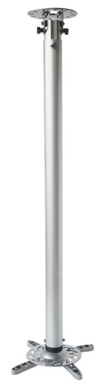 Uchwyt do projektorów Techly Ramię 110-190 cm, sufitowe, srebrne (301597)