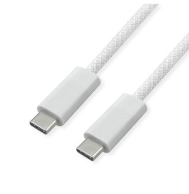 Kabel USB Roline USB-C - USB-C 1 m Biały (11.02.8340)