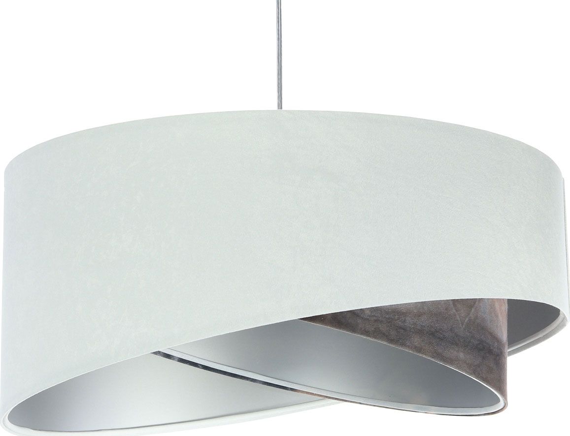 Lampa wisząca Lumes Minimalistyczna lampa wisząca welurowa - EXX12-Atoki