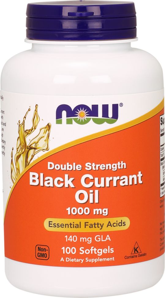 NOW Foods NOW Foods - Olej z Czarnej Porzeczki, 1000mg, 100 kapsułek miękkich