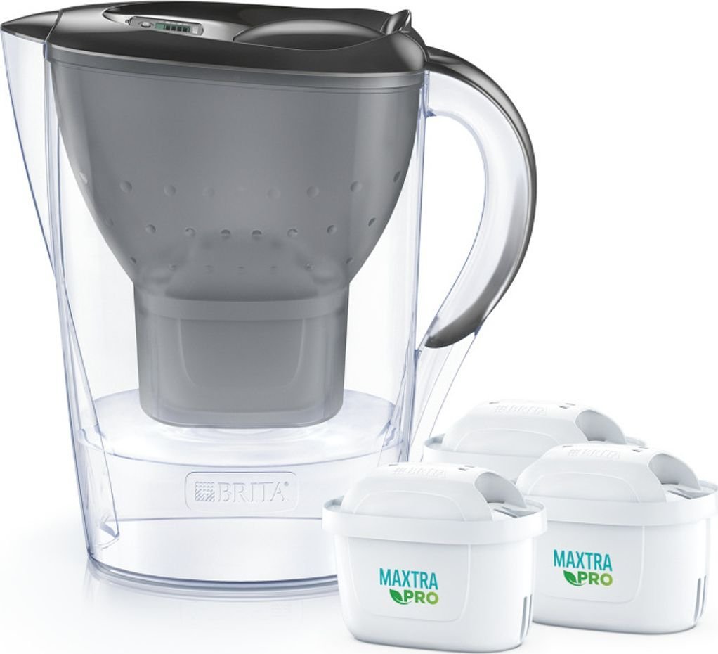 Dzbanek filtrujący Brita Brita starter kit Marella graphite incl. 3 Maxtra