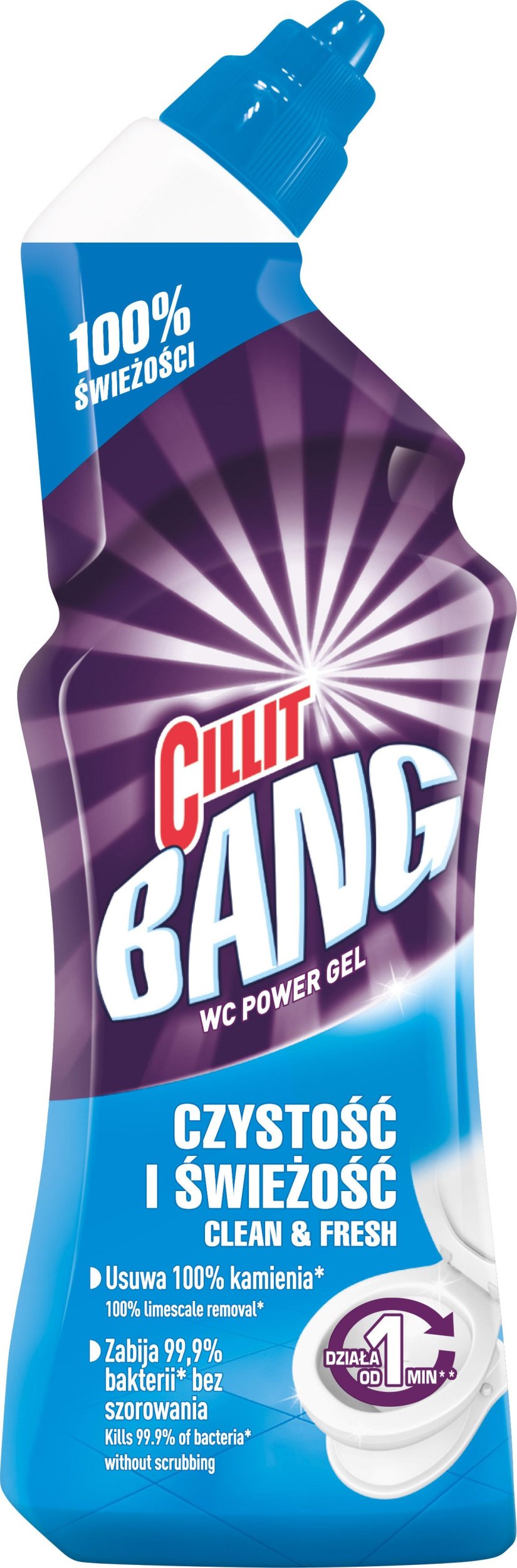 Osram CILLIT BANG żel do sprzątania WC toalety na Ciężkie Zabrudzenia płyn 750 ml