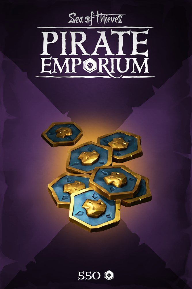 Microsoft MS ESD Sea of Thieves Castaways Ancient Coin Pack 550 Coins XXS ML