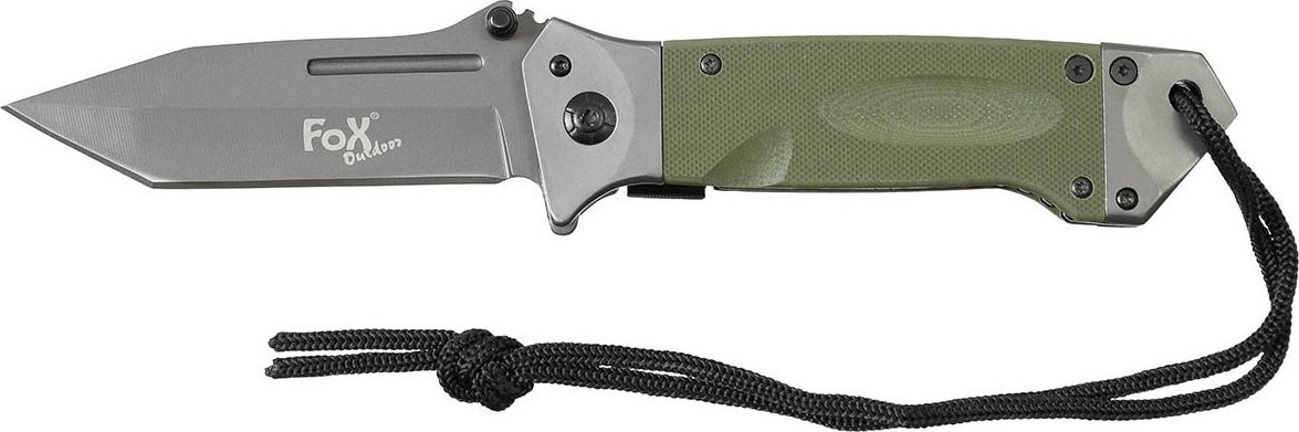Fox SKŁADANY NÓŻ JEDNORĘCZNY G10 OLIV