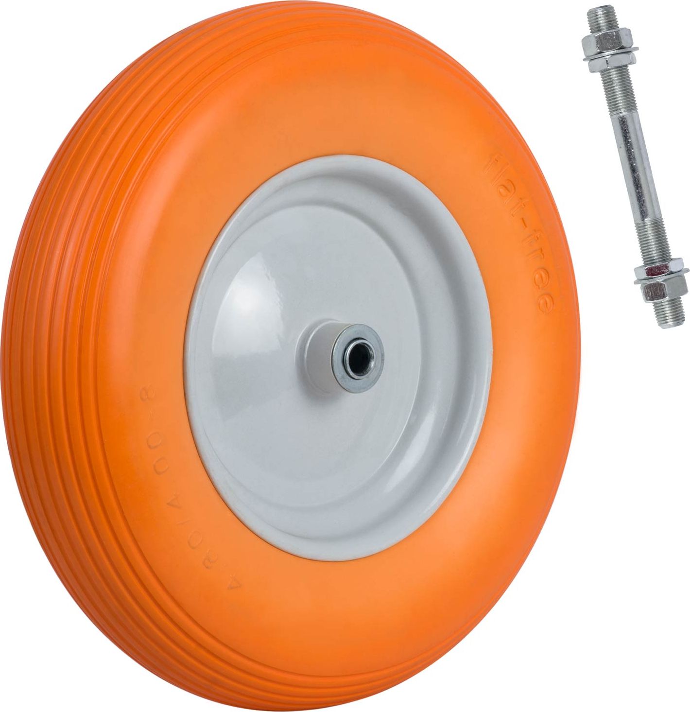 Humberg Koło do taczki bezdętkowe 4.00-8 pomarańczowe