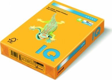 IQ Color Papier ksero IQ Color A4 80g pomarańczowy 500 arkuszy