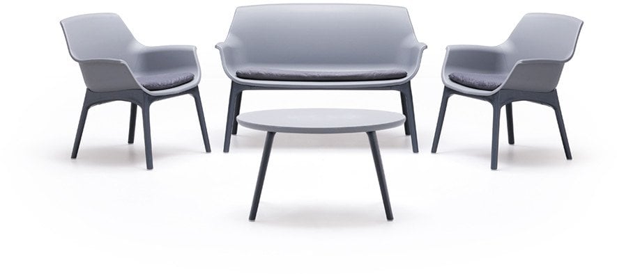 Garden furniture set Luxor Lounge Set light gray/gray 8003723990773