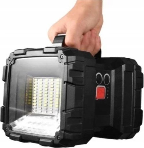 Pan i Pani Gadżet Latarka Akumulatorowa Szperacz Powerbank Led Usb Czarna