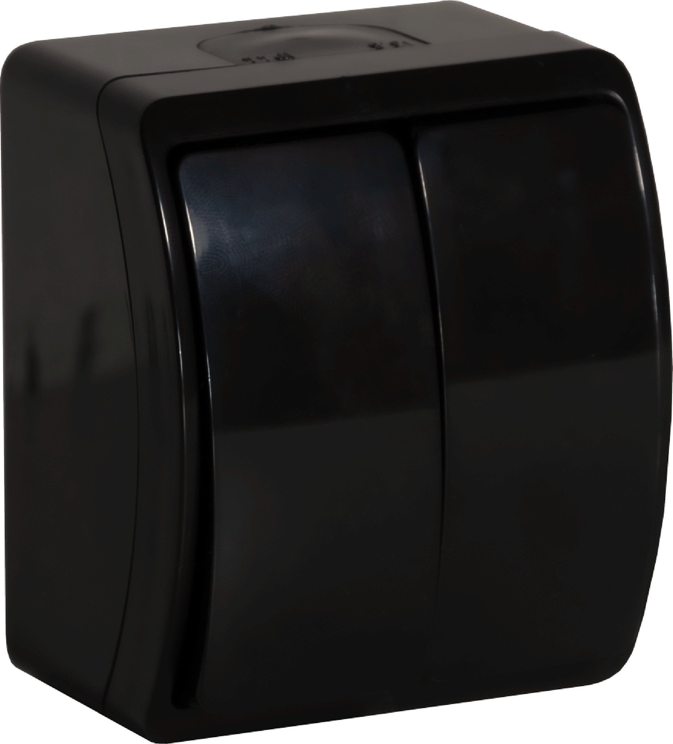 Orno Łącznik świecznikowy n/t AQUATIC, IP44, czarny, 10 szt.