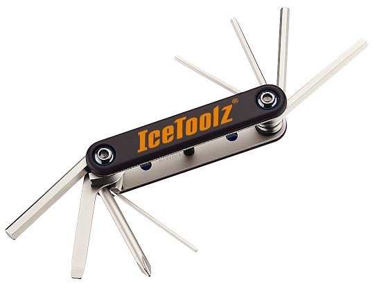 IceToolz Mini Tool scyzoryk rowerowy z imbusami i śrubokrętami