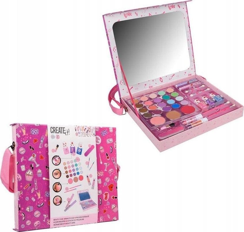 Canenco CREATE IT! make-up zestaw w walizce 84516
