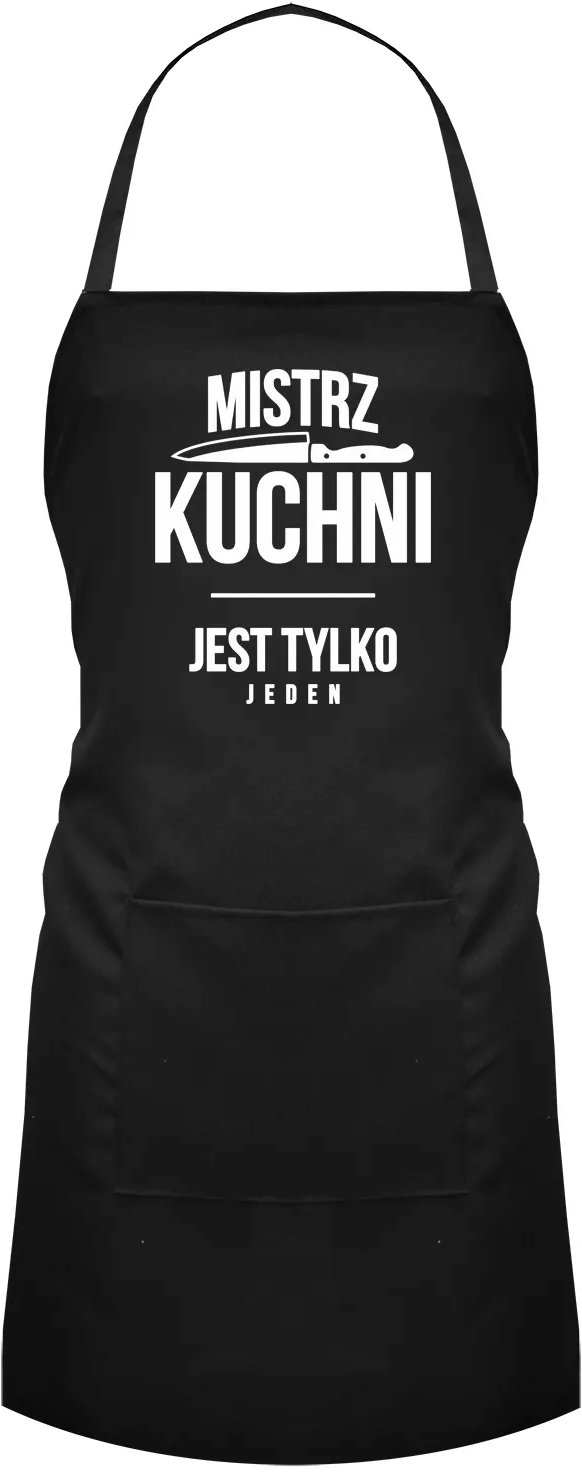 Mistrz kuchni jest tylko jeden - fartuch z nadrukiem