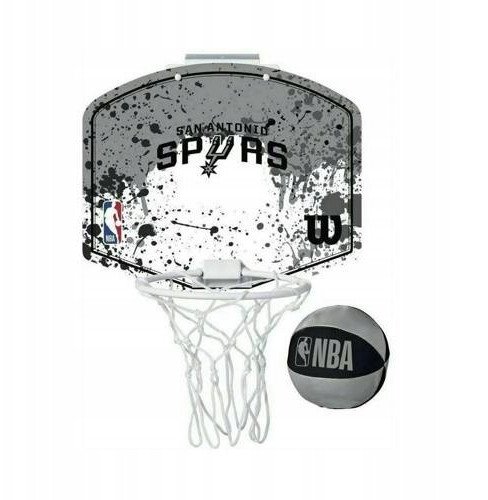 Wilson NBA Team San Antonio Spurs Mini Hoop WTBA1302SAN szary One size