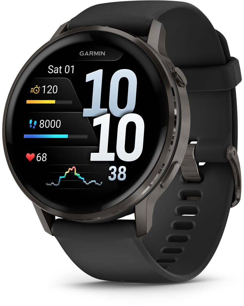 Zegarek sportowy Garmin Venu 4 - 45 mm Czarny (010-03014-00)