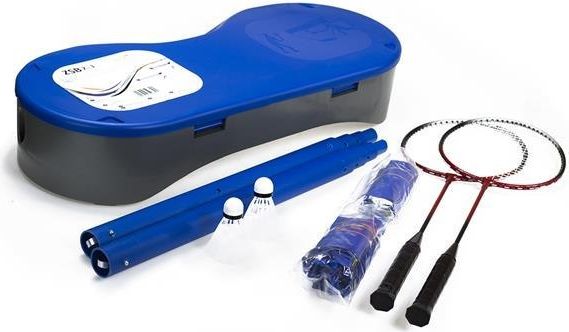 Nils Extreme ZSB 2W1 ZESTAW 2 RAKIETY + SIATKA DO BADM. + SIAT. DO TEN. ZIEMNEGO