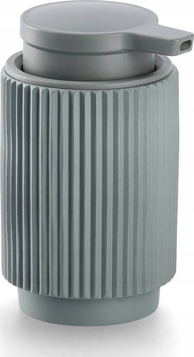 Dozownik do mydła Zeller Prążkowany dozownik z poliresinu STRIPES, Ø 8 cm