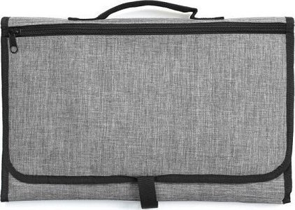 Przewijak miękki turystyczny rozkładany torba mata do przewijania szara