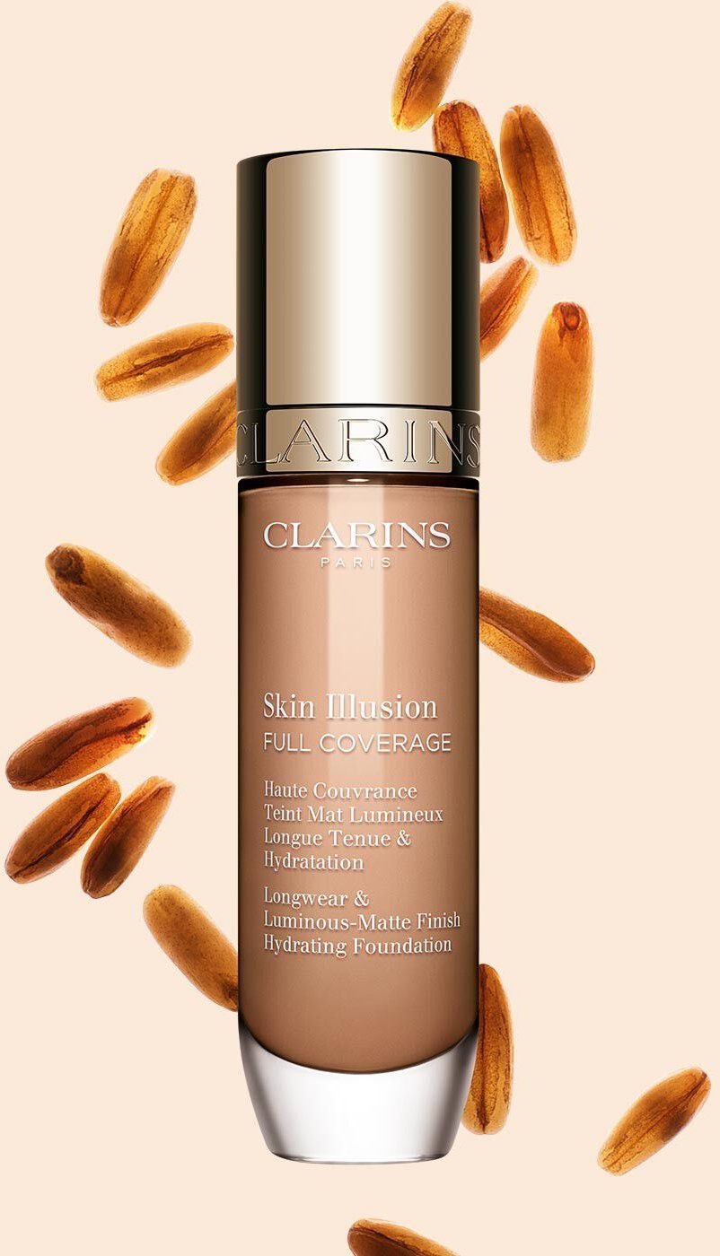 CLARINS SKIN ILLUSION FULL COVERAGE HYDRATING FOUNDATION 109C 30ML