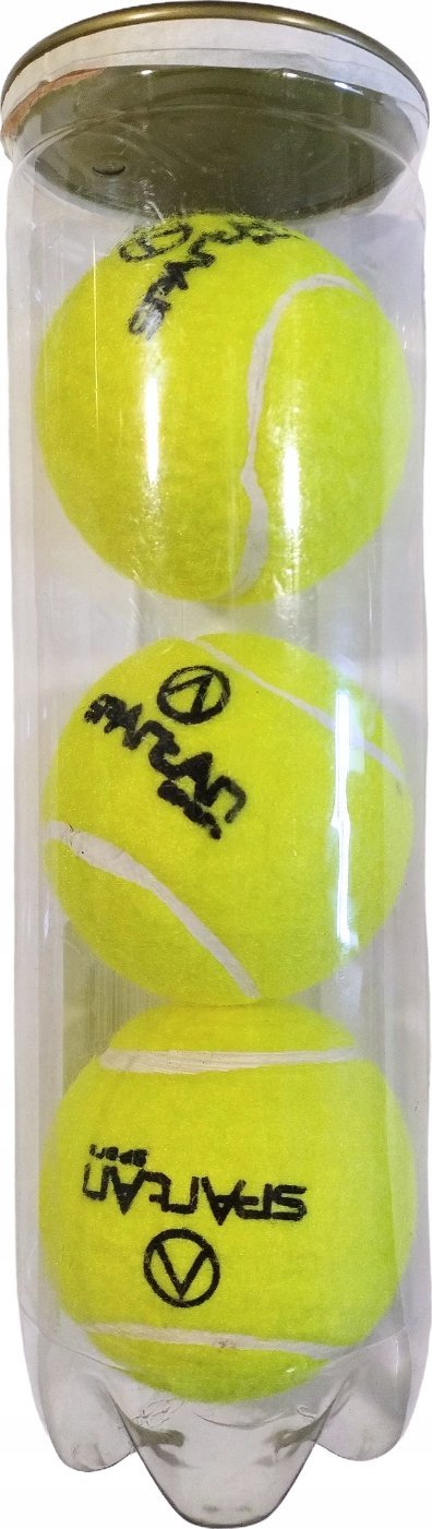 Spartan Zestaw Piłek do Padla Solidne Trwałe Wytrzymałe SPARTAN 3 szt.