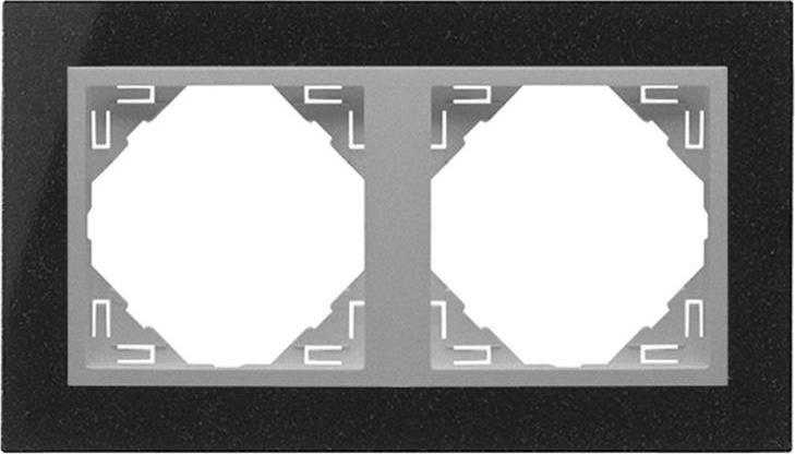 Efapel EFAPEL PETRA RAMKA 2-KROTNA GRANIT ALUMINIUM 90920 TGA