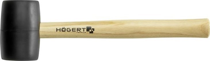 Högert Technik Młotek gumowy czarny 900g
