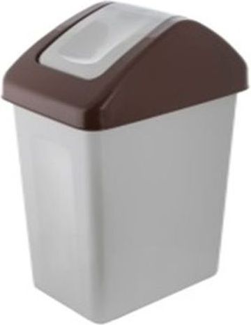 Kosz na śmieci Branq do segregacji uchylny 25L brązowy (BRA000195)