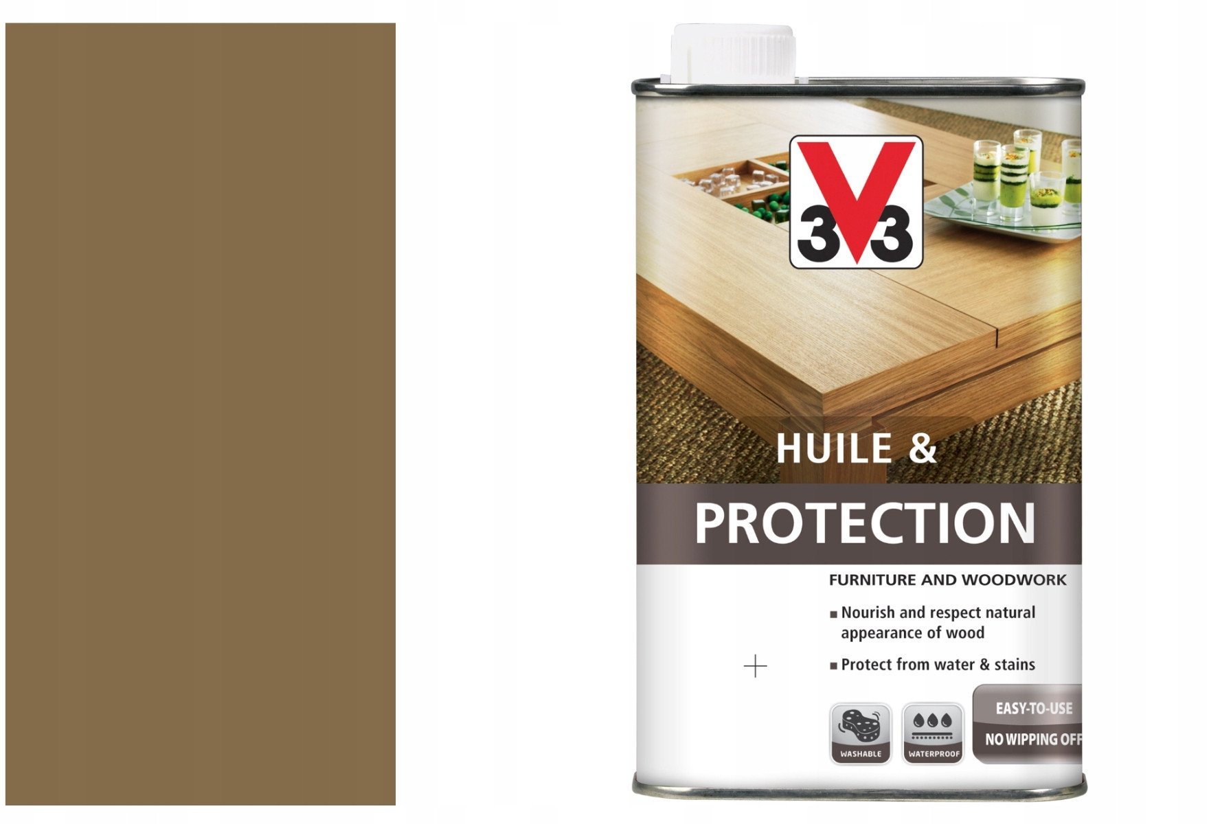 V33 FURNITURE OIL (SILVER COLOR, 0.5 L)