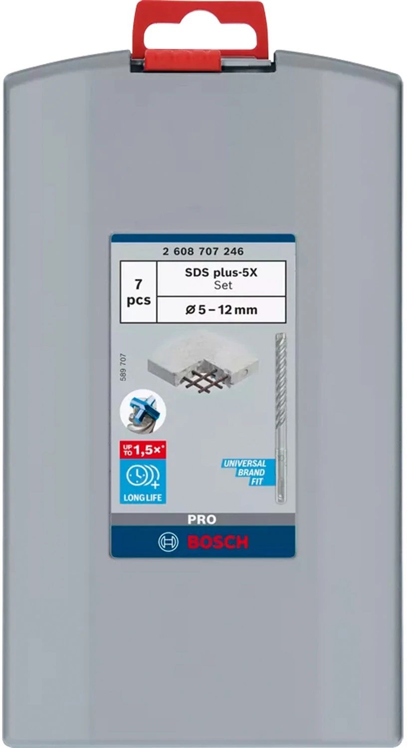 PRO WIERTŁO SDS PLUS 5X, 5/6/8/6/8/10/12